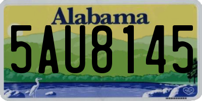 AL license plate 5AU8145