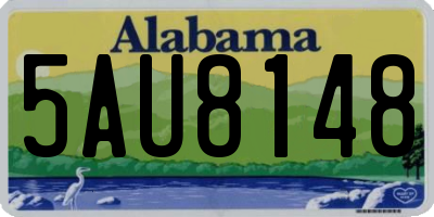 AL license plate 5AU8148