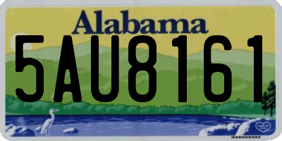 AL license plate 5AU8161