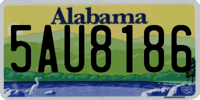 AL license plate 5AU8186