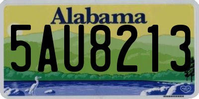 AL license plate 5AU8213