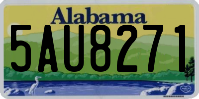 AL license plate 5AU8271