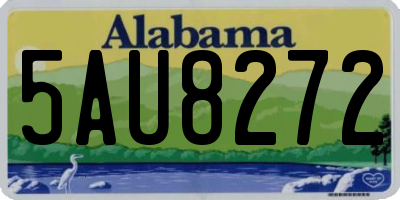 AL license plate 5AU8272