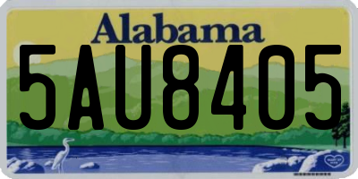 AL license plate 5AU8405