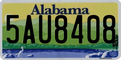 AL license plate 5AU8408