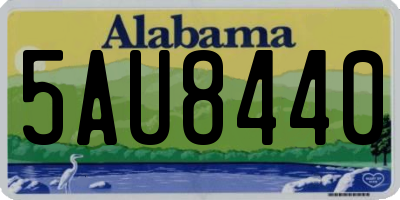 AL license plate 5AU8440