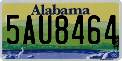 AL license plate 5AU8464