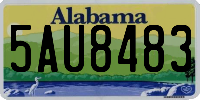 AL license plate 5AU8483