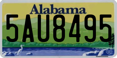 AL license plate 5AU8495