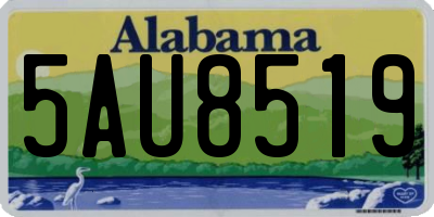 AL license plate 5AU8519