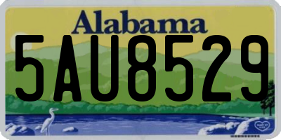 AL license plate 5AU8529