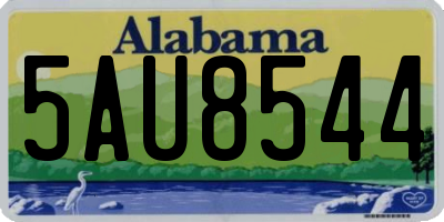 AL license plate 5AU8544