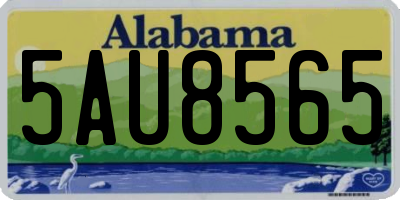 AL license plate 5AU8565