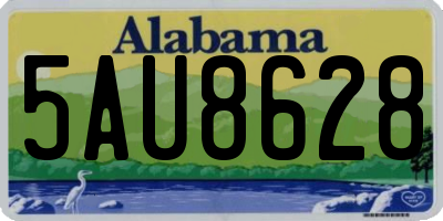 AL license plate 5AU8628