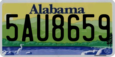 AL license plate 5AU8659
