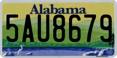 AL license plate 5AU8679