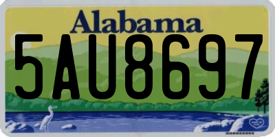AL license plate 5AU8697