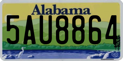 AL license plate 5AU8864