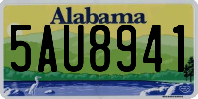 AL license plate 5AU8941