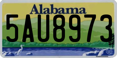 AL license plate 5AU8973
