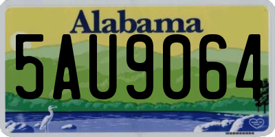 AL license plate 5AU9064