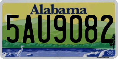 AL license plate 5AU9082