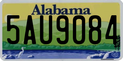 AL license plate 5AU9084