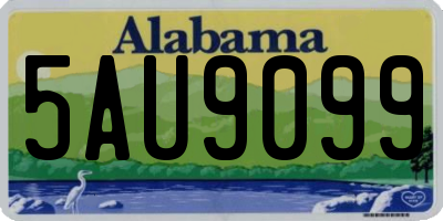 AL license plate 5AU9099