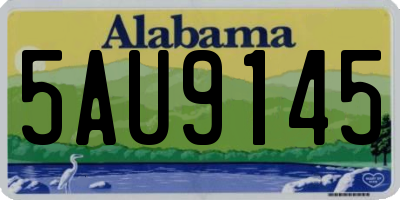 AL license plate 5AU9145