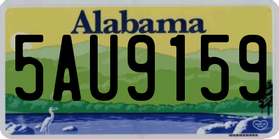 AL license plate 5AU9159