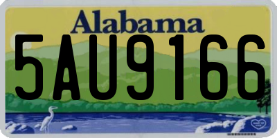 AL license plate 5AU9166