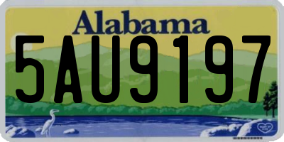 AL license plate 5AU9197