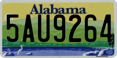 AL license plate 5AU9264