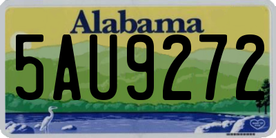 AL license plate 5AU9272