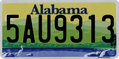 AL license plate 5AU9313