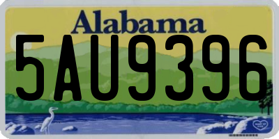 AL license plate 5AU9396