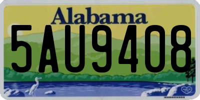 AL license plate 5AU9408