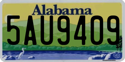 AL license plate 5AU9409