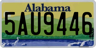 AL license plate 5AU9446