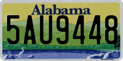 AL license plate 5AU9448