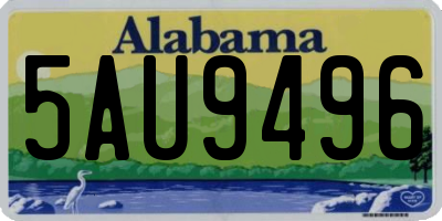 AL license plate 5AU9496