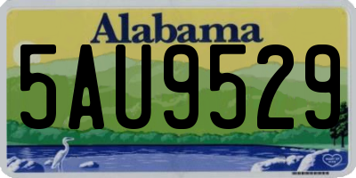 AL license plate 5AU9529