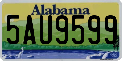 AL license plate 5AU9599
