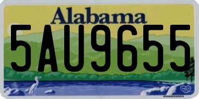 AL license plate 5AU9655