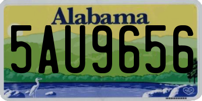 AL license plate 5AU9656