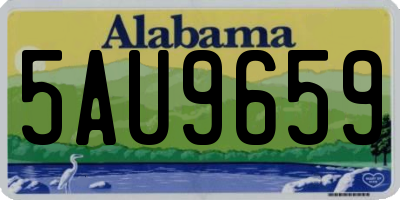 AL license plate 5AU9659
