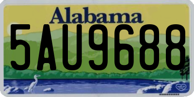 AL license plate 5AU9688