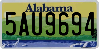 AL license plate 5AU9694