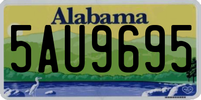 AL license plate 5AU9695