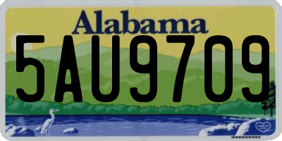 AL license plate 5AU9709